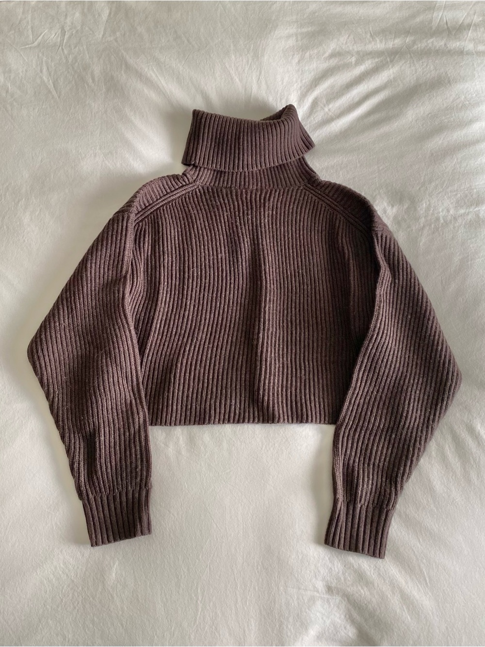 Aritzia Babaton Guell Merino Wool Cropped Sweater
